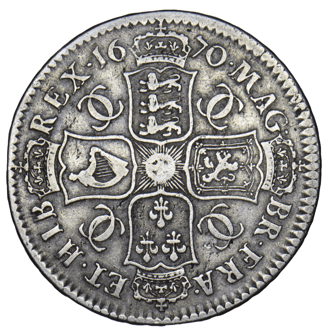 1670 HALFCROWN ( GF ) - Halfcrown - Cambridgeshire Coins