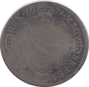 1671 HALFCROWN ( FAIR ) - Halfcrown - Cambridgeshire Coins