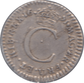 1671 SILVER CHARLES II PENNY - Cambridgeshire Coins