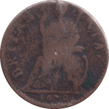 1672 FARTHING ( FAIR ) - Farthing - Cambridgeshire Coins