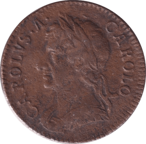 1672 FARTHING ( GF ) - Farthing - Cambridgeshire Coins