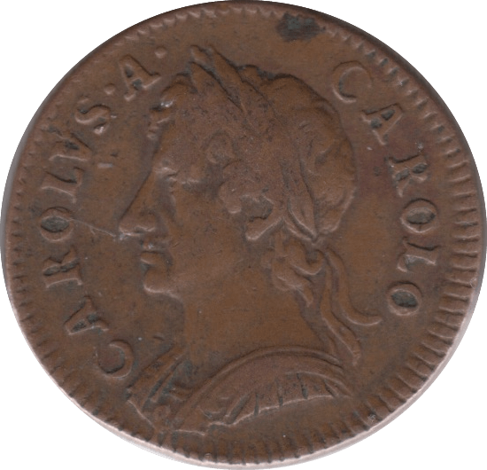 1672 FARTHING ( VF ) - Farthing - Cambridgeshire Coins