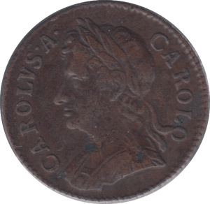 1673 FARTHING ( VF ) 2 - Farthing - Cambridgeshire Coins