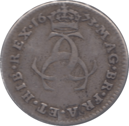 1673 MAUNDY THREEPENCE ( GF ) - Maundy Coins - Cambridgeshire Coins