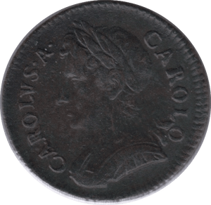 1674 FARTHING ( EF ) - Farthing - Cambridgeshire Coins