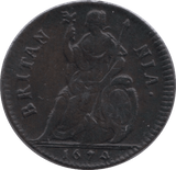 1674 FARTHING ( EF ) - Farthing - Cambridgeshire Coins