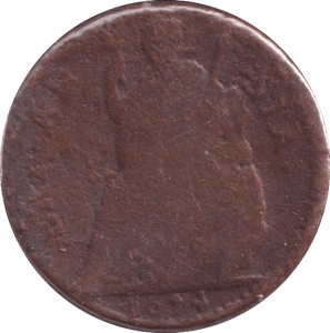 1674 FARTHING ( FAIR ) - Farthing - Cambridgeshire Coins