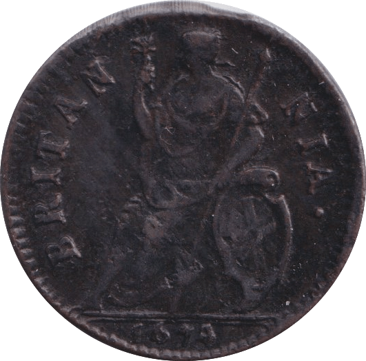 1674 FARTHING ( GEF ) - Farthing - Cambridgeshire Coins