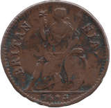 1674 FARTHING ( GVF ) - Farthing - Cambridgeshire Coins