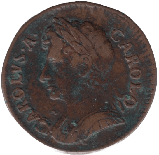 1674 FARTHING ( GVF ) - Farthing - Cambridgeshire Coins