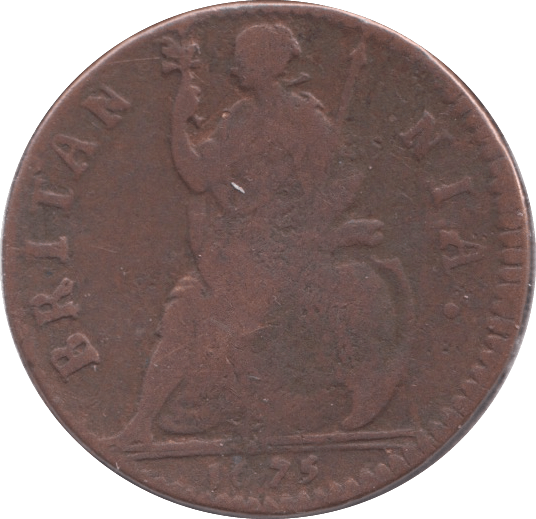 1675 FARTHING ( FINE ) - Farthing - Cambridgeshire Coins