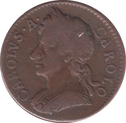 1675 FARTHING ( FINE ) - Farthing - Cambridgeshire Coins