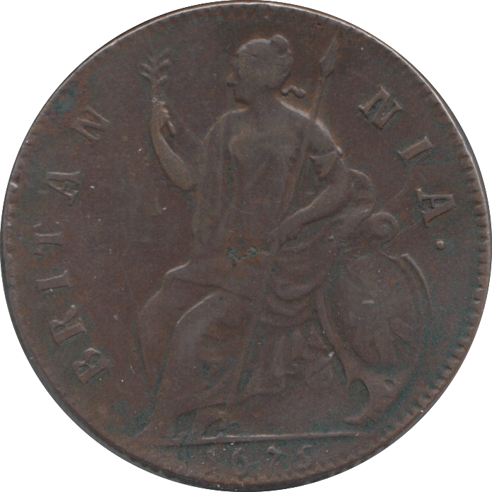 1675 HALFPENNY ( VF ) CHARLES II - Halfpenny - Cambridgeshire Coins