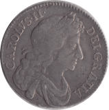 1676 HALFCROWN ( GF ) - Halfcrown - Cambridgeshire Coins