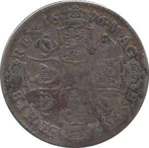 1676 HALFCROWN ( NF ) CHARLES II - Halfcrown - Cambridgeshire Coins