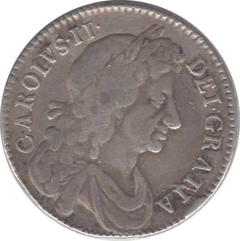 1676 HALFCROWN ( VF ) - Halfcrown - Cambridgeshire Coins