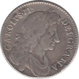 1676 HALFCROWN ( VF ) - Halfcrown - Cambridgeshire Coins