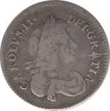 1677 MAUNDY THREEPENCE ( FINE ) - Maundy Coins - Cambridgeshire Coins