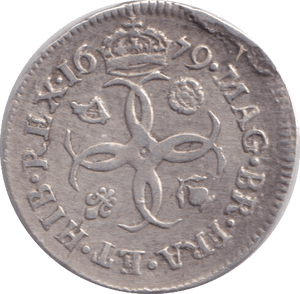 1679 MAUNDY FOURPENCE ( GVF ) - Maundy Coins - Cambridgeshire Coins