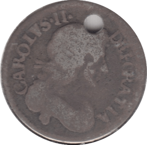 1679 MAUNDY THREEPENCE ( EF ) 2 HOLED - Maundy Coins - Cambridgeshire Coins