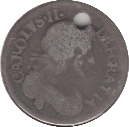1679 MAUNDY THREEPENCE ( EF ) 2 HOLED - Maundy Coins - Cambridgeshire Coins