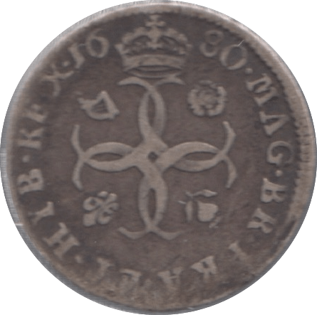 1680 MAUNDY FOURPENCE ( FINE ) - Maundy Coins - Cambridgeshire Coins