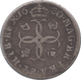 1680 MAUNDY FOURPENCE ( FINE ) - Maundy Coins - Cambridgeshire Coins
