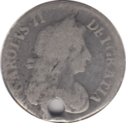 1680 MAUNDY THREEPENCE ( FAIR ) HOLED - Maundy Coins - Cambridgeshire Coins