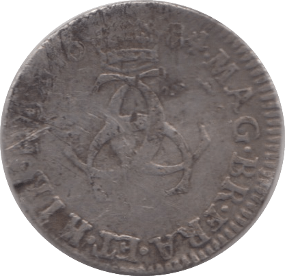 1684 MAUNDY THREEPENCE ( FINE ) - MAUNDY THREEPENCE - Cambridgeshire Coins