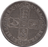 1687 CROWN ( GVF ) TERTIO - CROWN - Cambridgeshire Coins