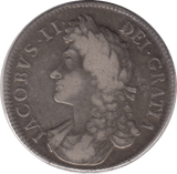 1687 CROWN ( GVF ) TERTIO - CROWN - Cambridgeshire Coins