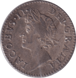 1687 MAUNDY FOURPENCE ( GF ) - Maundy Coins - Cambridgeshire Coins