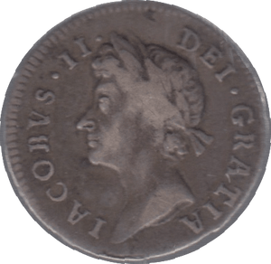 1687 MAUNDY THREEPENCE ( FINE ) 3 - Maundy Coins - Cambridgeshire Coins