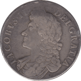 1688 CROWN ( FINE ) - Crown - Cambridgeshire Coins