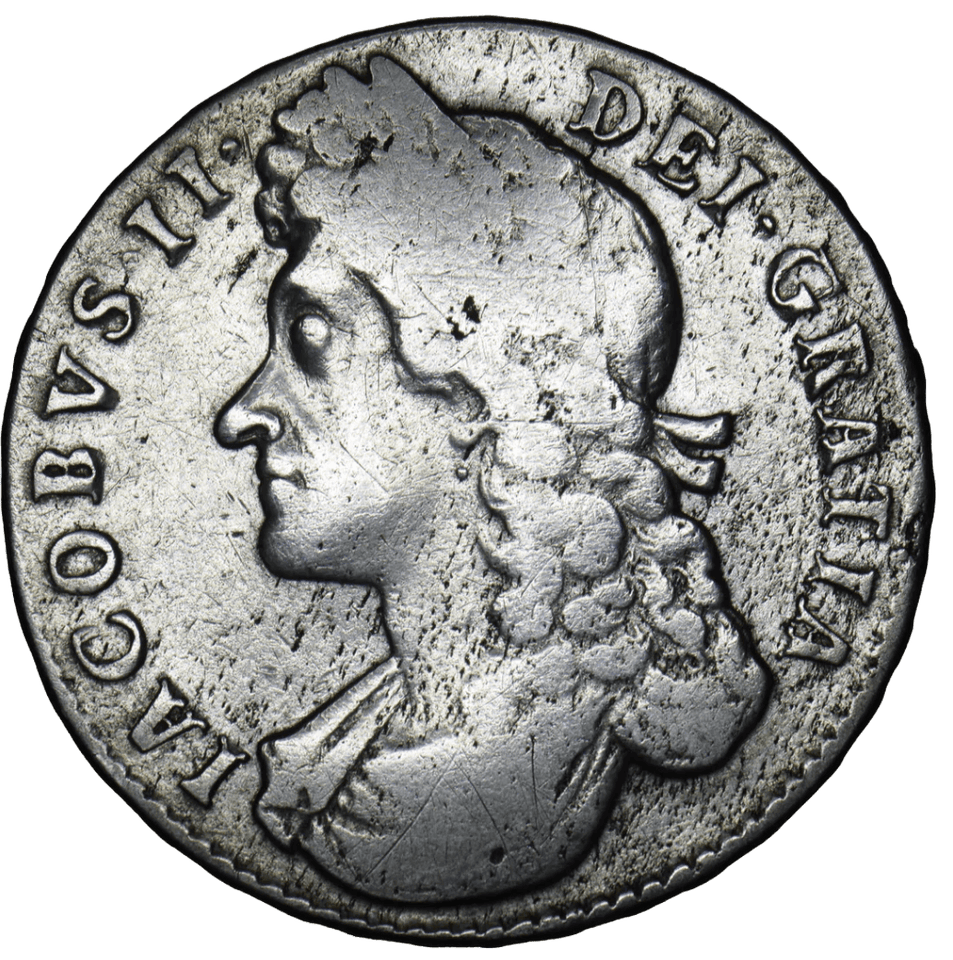 1688 HALFCROWN ( GF ) - Halfcrown - Cambridgeshire Coins