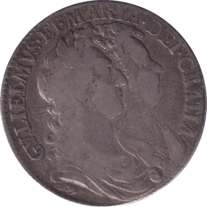 1689 HALFCROWN ( GF ) - Halfcrown - Cambridgeshire Coins