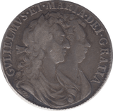 1689 HALFCROWN ( VF ) 4 - Halfcrown - Cambridgeshire Coins