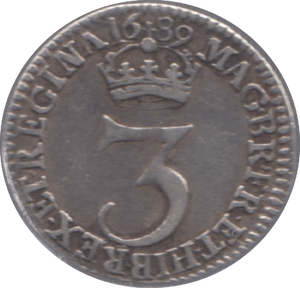 1689 MAUNDY THREEPENCE ( VF ) - Maundy Coins - Cambridgeshire Coins