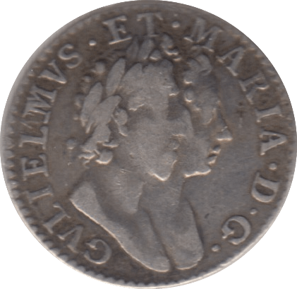 1689 MAUNDY THREEPENCE ( VF ) - Maundy Coins - Cambridgeshire Coins