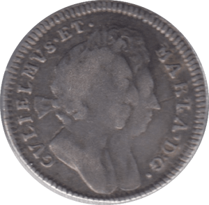 1692 MAUNDY FOURPENCE ( FINE ) - Maundy Coins - Cambridgeshire Coins