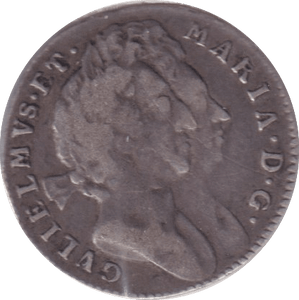 1692 MAUNDY THREEPENCE ( FINE ) - Maundy Coins - Cambridgeshire Coins