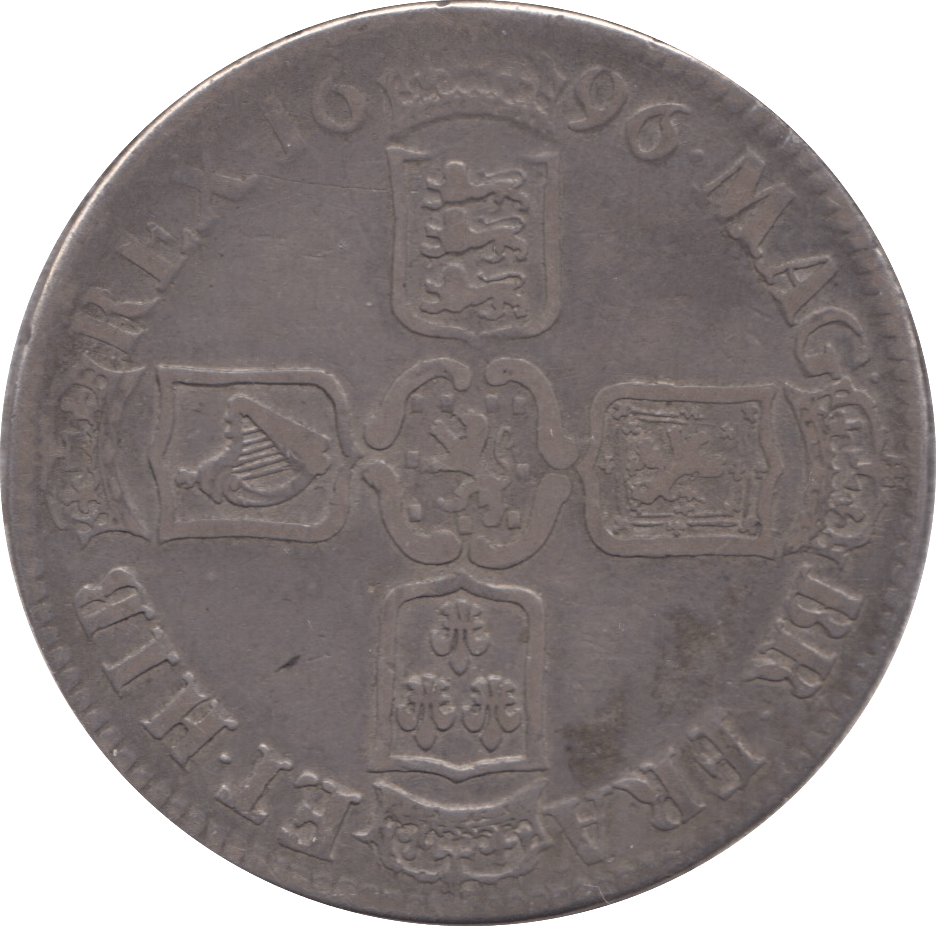 1696 CROWN ( GF ) - Crown - Cambridgeshire Coins