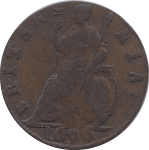 1696 FARTHING ( GF ) 3 - Farthing - Cambridgeshire Coins