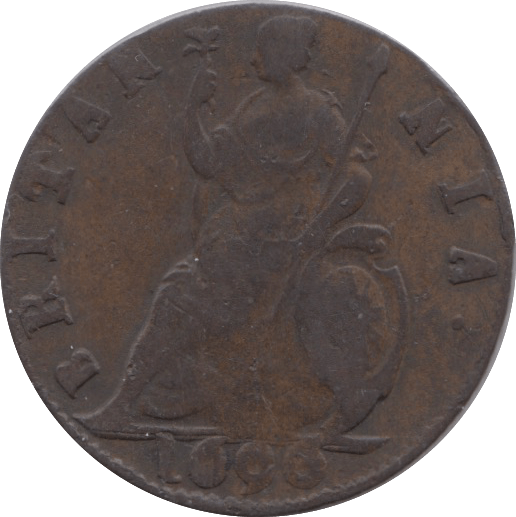 1696 FARTHING ( GF ) 3 - Farthing - Cambridgeshire Coins