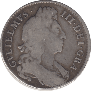 1696 HALFCROWN ( FINE ) - Crown - Cambridgeshire Coins