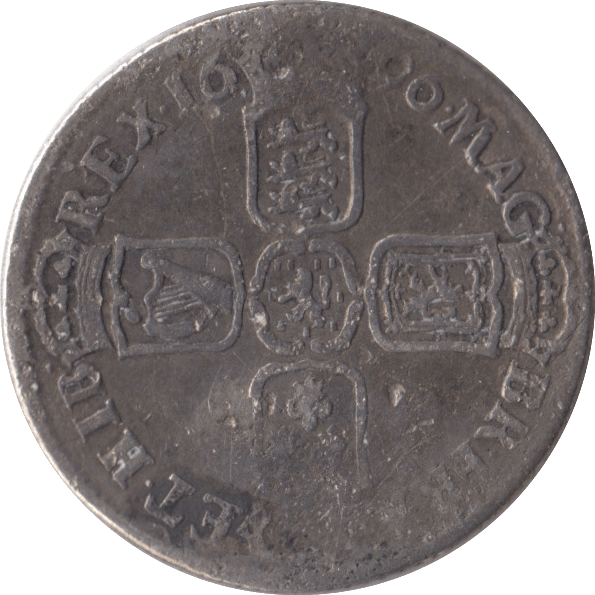 1696 SHILLING ( NF ) - Shilling - Cambridgeshire Coins