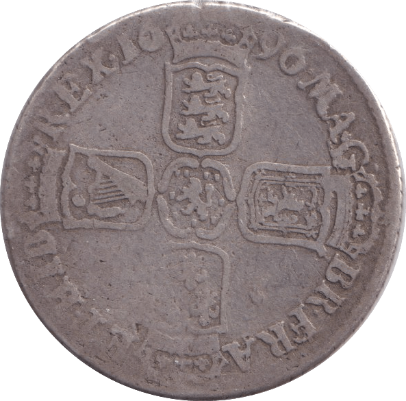 1696 SHILLING ( NF ) - Shilling - Cambridgeshire Coins