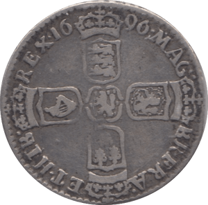 1696 SIXPENCE ( GF ) 5 - Sixpence - Cambridgeshire Coins