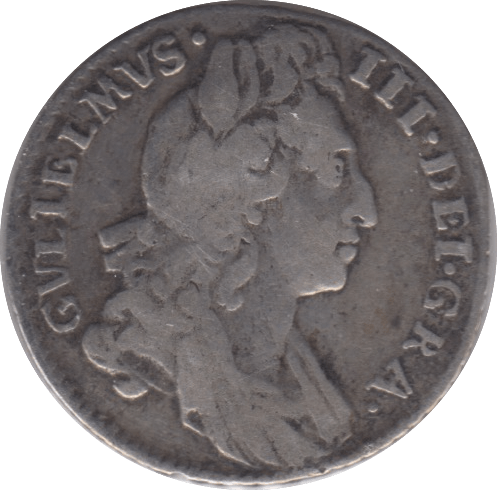 1696 SIXPENCE ( GF ) 5 - Sixpence - Cambridgeshire Coins