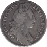 1696 SIXPENCE ( GF ) 5 - Sixpence - Cambridgeshire Coins